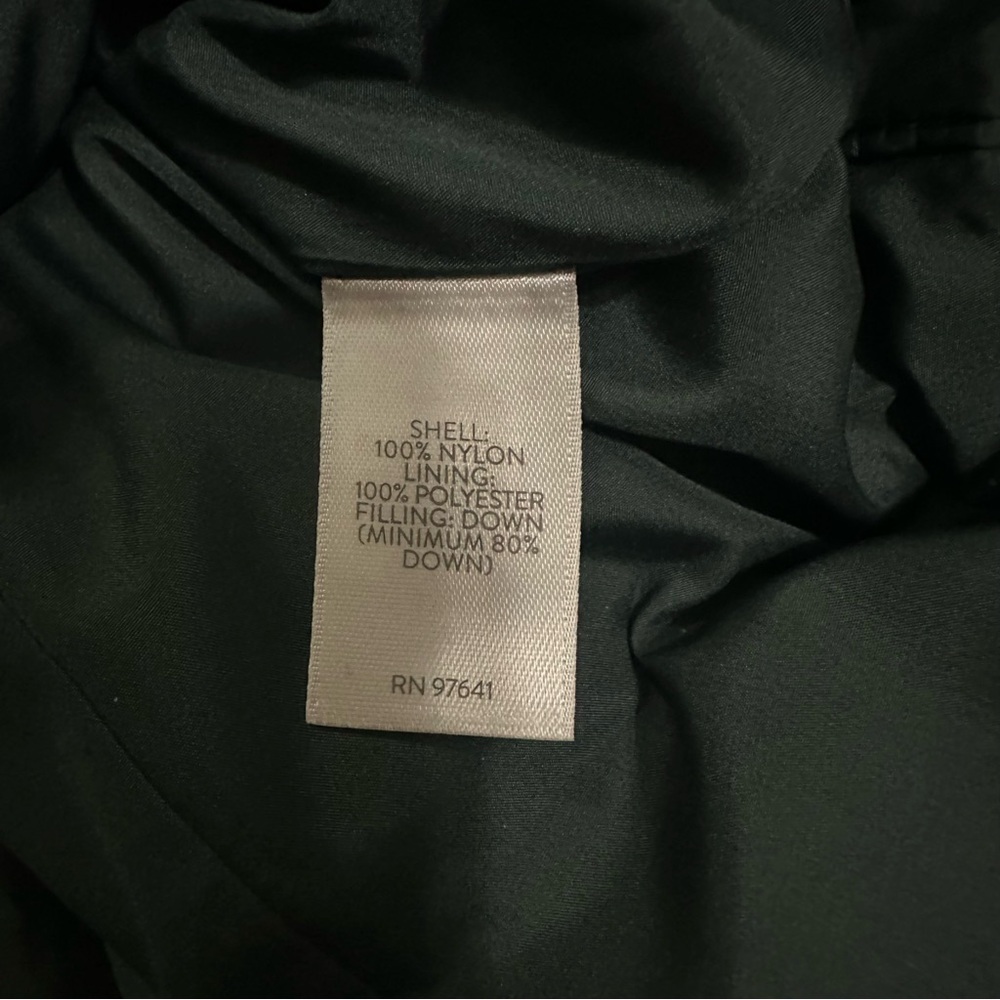 J.JILL/2 Way Zipper Quilted Puffer Vest/Hunter Green/Size: M-Petite - Picture 11 of 14